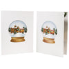 Vintage Steam Train in Snowy Scene 3D Pop Up Christmas Card