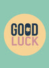 Gold Foil Good Luck Card