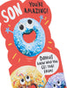 Funny Donut Design Son Birthday Card