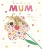Boofle on Flower Design Mother's Day Card