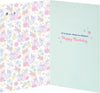 Angel Design Birthday Card with Badge