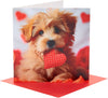 Adorable Puppy Design Valentine's Day Card