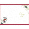 Bear Peering Into Gift Box Friend Christmas Card