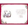 Bear And Reindeer Baby Son's First Christmas Card