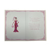 To A Special Mum Lady in Red Dress Design Birthday Card