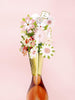 Floral Design Bottle Topper for Her Birthdays/Weddings/Mother's Day