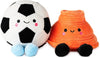 Better Together Football & Orange Cone Magnetic Plush Pair