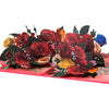 Love in Full Bloom Rose Bouquet Pop Up Greeting Card
