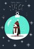 Penguin Design Niece Christmas Card