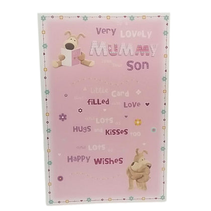 Very Lovely Mummy From Son Cute Boofle Mother's Day Card 