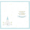 Chapel and Sentiment Verse Beautiful Grandson Christening Congratulations Card