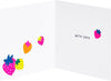 Strawberries Design Birthday Card