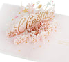 Stars & Banner Design 3D & Pop Up Cheers Birthday Card For Her
