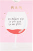 Interactive Wine Glass Design Mother's Day Card