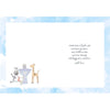 Church, Animals and Sentiment Verse Special Godson Christening Congratulations Card