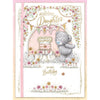 Bear With Cake And Candles Daughter Handmade Boxed Birthday Card