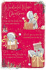 Bears Wrapping Gifts Storyboard Mum Christmas Card