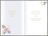 Elegant Floral Heart Design Bride & Groom Wedding Congratulations Card