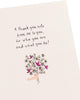 Bouquet of Wild Flowers Design Thank You Card