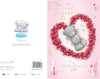 Bear Lying In Heart Shape Of Flower Special Person In My Life Valentine's Day Card