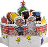 3D Light & Music Pop Up Peanuts Seasons Xmas Tree Christmas Card