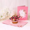 Flower Basket 3D Pop Up Greeting Card