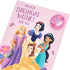 Disney Princess Design Birthday Card with Badge