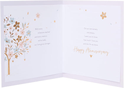 Always & Forever Design Wife Wedding Anniversary Card