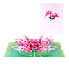 Orchid Elegance Floral 3D Pop Up Greeting Card