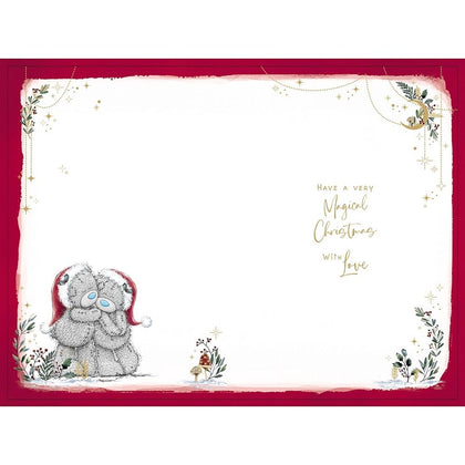 Bears In Santa Hats For A Special Person Christmas Card