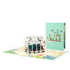 Blooming Haven Botanical 3D Greenhouse Pop Up Card