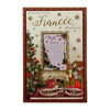 For Grandson & Family Heartwarming Christmas Card with Keepsake Card