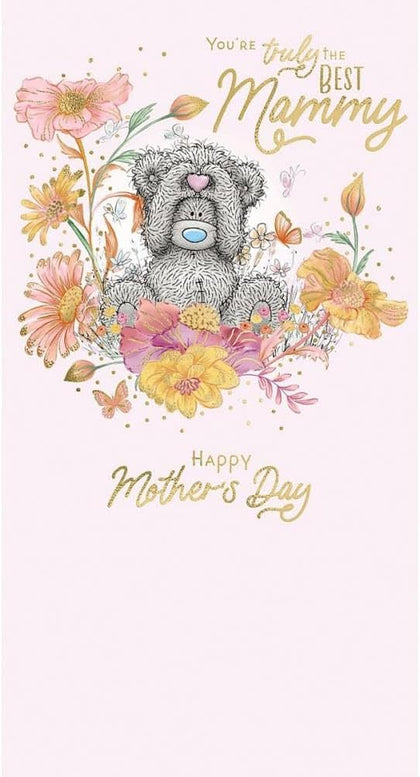 Bear With Love Heart Best Mammy Mother's Day Card