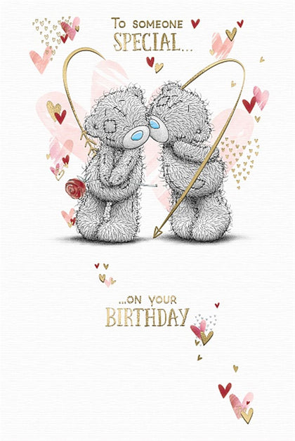 Bears Kissing Someone Special Birthday Card