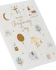 Symbol Design with 3D Elements Christening Card
