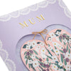 Traditional Illustrated Floral Heart Design Luxury Boxed Mum Birthday, Mother's Day Card