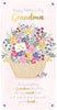 Flower Basket Grandma Mother's Day Card