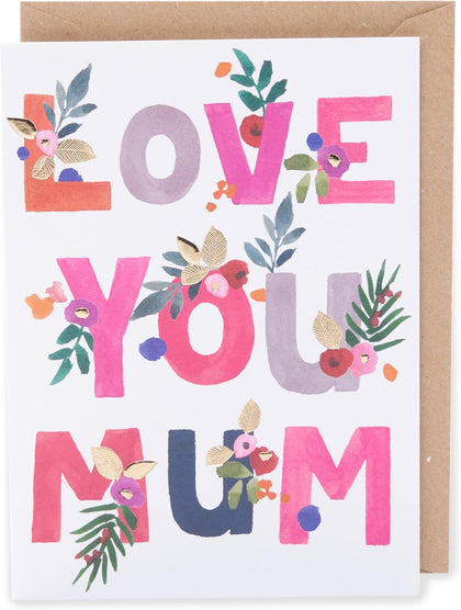 Kindred Love You Mum Blank Mother's Day Card