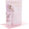 Flowers Fairies Design Granddaughter Birthday Card