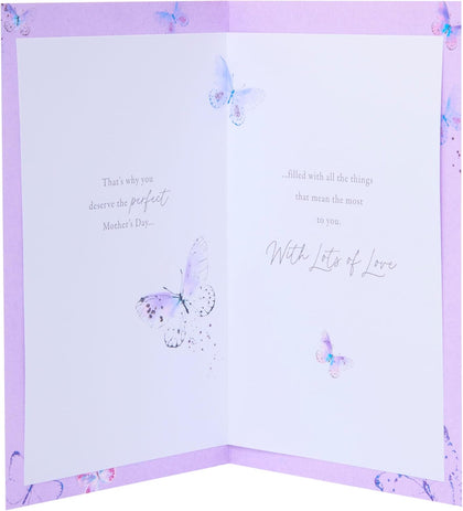 Butterflies Design For Mam Mother's Day Card