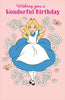 Unique Disney Alice In Wonderland Birthday Card