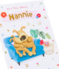 Big Boofle And Little Boofle Sat On A Sofa Nannie Mother's Day Card