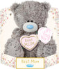 Me to You Tatty Teddy 'Best Mum' 15cm Plush Bear On Gift Plinth Official Mother's Day Collection