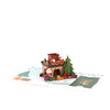 Jolly Santa & Fireplace Wonderland 3D Pop Up Christmas Card