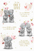 Bears In Storyboard Scenes One I Love Birthday Card
