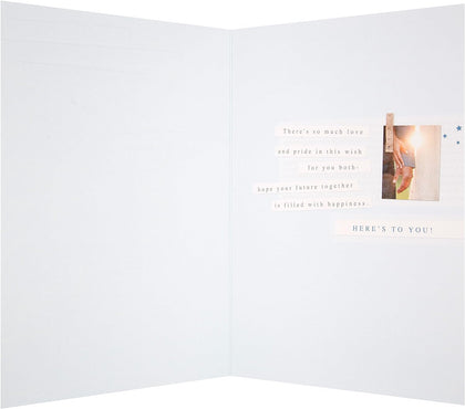 Engagement Congratulations Card 'for Son and Future Daughter in Law'