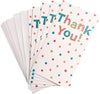 Pack of 48 Glitter Finished Thank You Cards with Spots