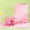 A Blooming Wish in Cherry Pink 3D Pop Up Greeting Card