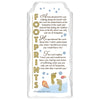 Footprints Sentimental Handcrafted Ceramic Plaque