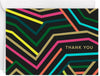 Neon Graphics Design Thank You Card Multipack 10 Cards with White Envelopes
